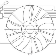 Nissens 85294 Fan, A/C condenser