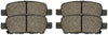 Prime Choice Auto Parts SMK905 New Rear Semi Metallic Brake Pad Set