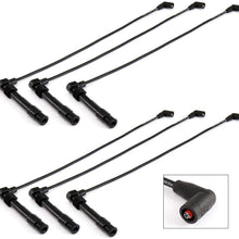 Aintier Aintier Brand New Ignition Wire Sets Replacement for Audi A4/ A4 Quattro/ A6/ A6 Quattro Volkswagen Passat 1997-2005 (Set of 6)