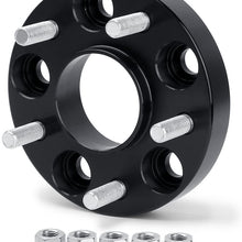 dynofit 15mm 5x4.5 Wheel Spacers for 300ZX 350Z 370Z Altima Leopard G35 G37 FX35 S14 and More, 2Pcs 5x114.3 Hubcentric Forged Wheels Spacer 66.1mm Hub Bore M12x1.25 for 5 Lug Rims