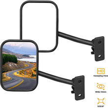 Door Off Mirror for Jeep Wrangler, JoyTutus 4x4 Doorless Side Quick Release Mirror for JK JKU TJ - 2 Pack