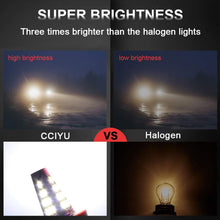 cciyu White 6000k H11 H8 H16 LED Bulbs 48SMD LED Bulbs Replacement for Fog Light,4Pack