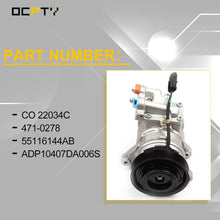 OCPTY Air conditioner Compressor Compatible for Jeep Grand Cherokee CO 22034C