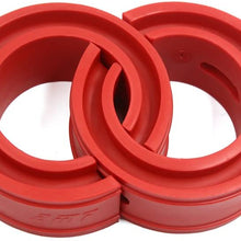 uxcell Type-D Red Universal Car Auto Rubber Shock Absorber Spring Bumper Buffer Power Cushion 2pcs