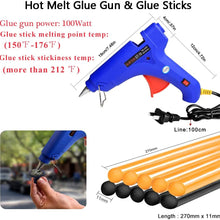 GLISTON Car Dent Puller Kit, Paintless Dent Repair Remover, Pro Slide Hammer Tools with 16pcs Thickened Black Tabs for DIY Automobile Body Hail Damage Removal