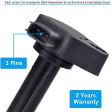 FAERSI Ignition Coil Pack of 6 for 3.0L 3.2L 3.5L V6 - Honda Accord Odyssey Pilot, Acura MDX TL RL CL, Saturn VUE, UF242 90919-02247 30520P8EA01 30520P8FA01 30520RCAA02