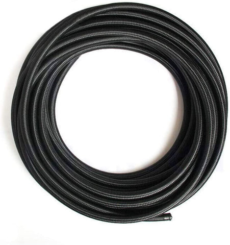 Lizudian 10 Feet Black AN12 Nylon Braided Fuel Oil Gas Line Hose 12AN