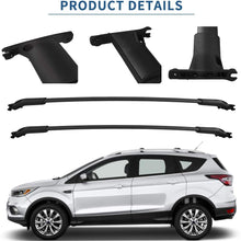 YITAMOTOR Roof Rack Cross Bars Compatible with 2013-2019 Ford Escape, Aluminum Crossbars Rooftop Luggage Cargo Bag Kayak Canoe Bike Carrier