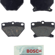 Bosch BE823 Blue Disc Brake Pad Set for Pontiac: 2003-06 Vibe; Toyota: 2000-05 Celica, 2004-08 Corolla, 2003-08 Matrix - REAR
