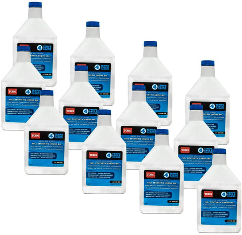 12PK Genuine Toro SAE 0W30 4 Cycle Winter Full Synthetic Engine Oil 20oz 38913