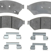 ACDelco 14D1075CH Advantage Ceramic Front Disc Brake Pad Set with Hardware