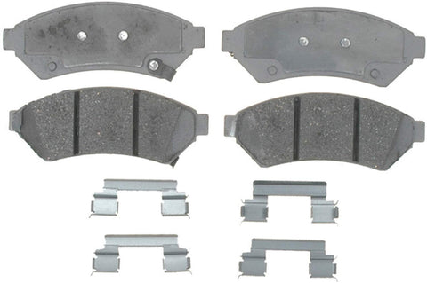 ACDelco 14D1075CH Advantage Ceramic Front Disc Brake Pad Set with Hardware