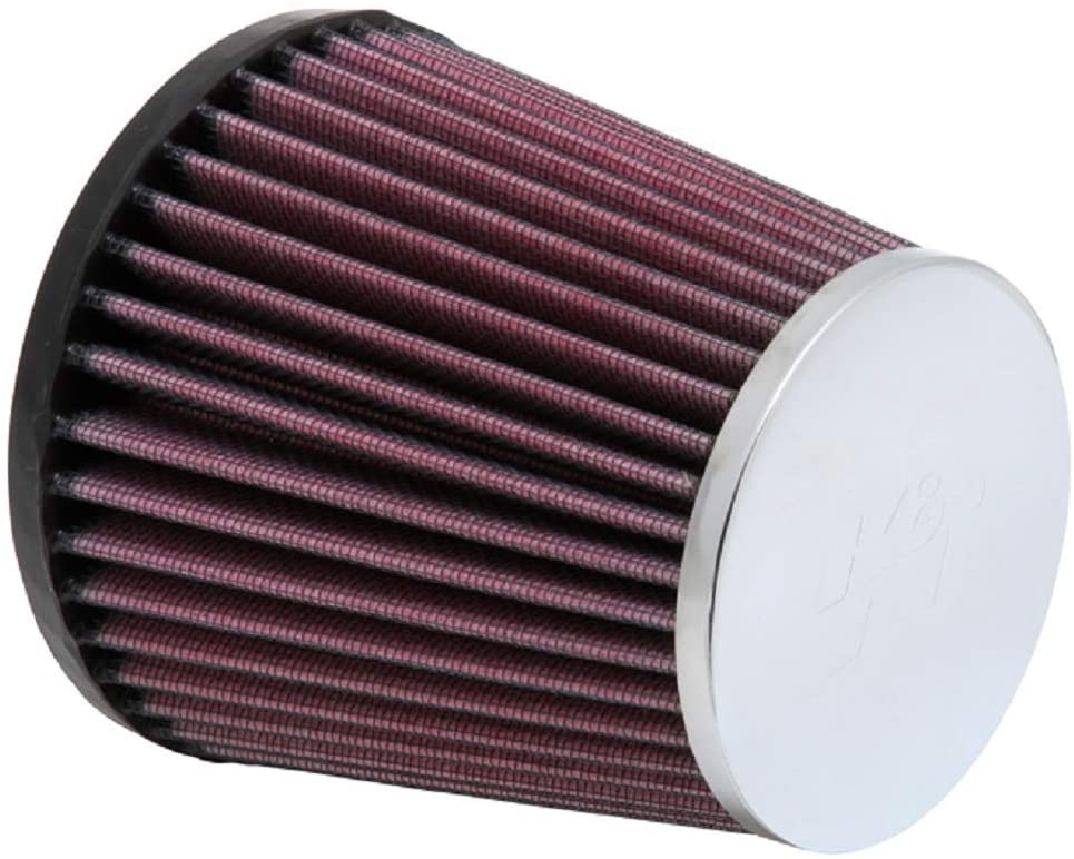 K&N Universal Clamp-On Air Filter: High Performance, Premium, Replacement Filter: Flange Diameter: 2.375 In, Filter Height: 4.8125 In, Flange Length: 0.8125 In, Shape: Round Tapered, RC-9380