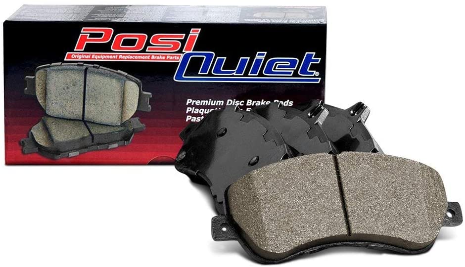 NEW CENTRIC 105.12100 Posi-Quiet Ceramic Brake Pad with Shims