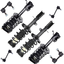 FEIPARTS Struts and Shocks Suspension Kit Front and Rear pair Strut Spring Assembly Stabilizer Bar Link Kit Fit for 1998-2002 Chevrolet Prizm 1993-1997 Geo Prizm 1993-2002 for Toyota Corolla Set of 8