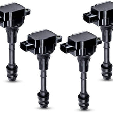 Set of 4 Ignition Coils Pack for Altima Sentra 2002-2006 X-Trail I4 2.5L