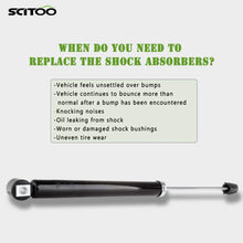 SCITOO Shocks, Rear Gas Struts Shock Absorbers Fit for 2000 BMW 323Ci 328Ci,2001-2006 BMW 325Ci 330Ci,2001-2005 BMW 325i 330i 330xi,1999-2000 BMW 323i,BMW 328i 323is 328is 343352 5988 Set of 2