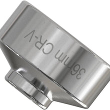 36mm Oil Filter Wrench, Oil Filter Socket, 3/8" Drive,6 Point Oil Filter Removal,for F250,F350,F450,Cooper,323i,911,Cayenne,C30,C70,S40,S60