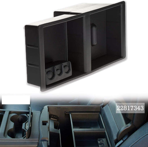 Replacement for 2014-2019 GM Vehicles Silverado, Tahoe, Suburban, GMC Sierra, Yukon, Escalate, Center Console Insert Organizer 22817343