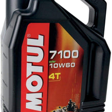 Motul 104101-CS 7100 Synthetic Oil, 4 Pack (10W-60 4-Li), 33.81 Fluid_Ounces