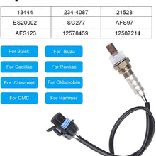 JDMON 13444, 234-4087 O2 Oxygen Sensor Downstream for Chevrolet Impala/Monte Carlo/Venture,for GMC Yukon/Canyon,for Buick Park Avenue/Regal Replaces 12578459, 12587214,AFS97, AFS123 (1 Pcs)