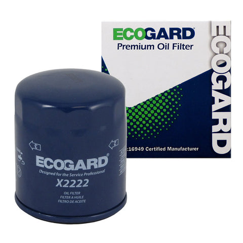 ECOGARD X2222 Premium Spin-On Engine Oil Filter for Conventional Oil Fits Buick Enclave 3.6L 2008-2010, Regal 2.0L 2014-2017, Envision 2.5L 2017-2018, LaCrosse 3.0L 2010, Envision 2.0L 2016-2018