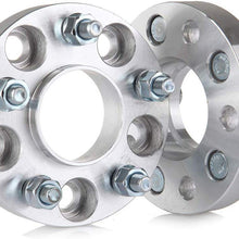 ECCPP 5x4.5 Hubcentric Wheel Spacers 4X 25mm 5x114.3 to 5x114.3 Wheel spacers for Ford Jeep Hyundai Genesis Coupe Sedan Veloster Mazda3 Mazda5 Mazda6 RX8 MX5 CX7 MX6