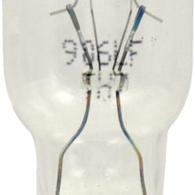 SYLVANIA - 906 Long Life Miniature - Bulb, Ideal for Interior Lighting – Cargo, License Plate and More. (Contains 2 Bulbs)