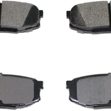 DuraGo BP1304 MS Rear Semi-Metallic Brake Pad