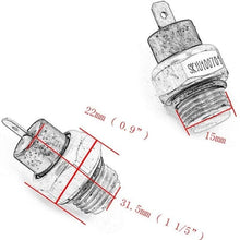 Walled King Motorcycle Radiator Fan Thermo Switch Water Temperature Sensor for Honda CB250 CB400 CB500 CB600 CB900 CB1000 CB1300