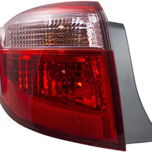 Brock Replacement Drivers Taillight Tail Lamp Quarter Panel Mounted Compatible with 17-19 Corolla 81560-02B00 TO2804130