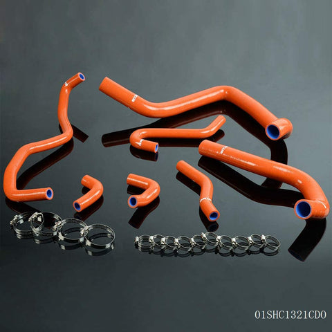 Silicone Radiator Hose Kit For Acura/Honda Integra DC2 DB6/DB8 B18B Dark Orange