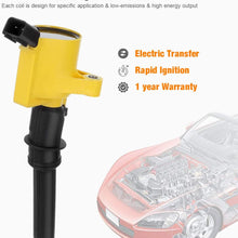 QYL Pack of 8 Ignition Coil Replacement for Ford F150 E150 E350 Crown Victoria Mustang Expedition 4.6L 5.4L 6.8L V8 DG508 C1454 C1417 FD503 DG457