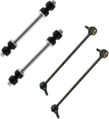 Detroit Axle - Front & Rear Stabilizer Sway Bar End Links (4pc Set) - Select Models