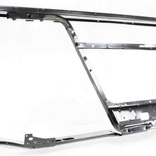 Radiator Support Assembly Compatible with 2007-2009 Chevrolet Tahoe Black Steel