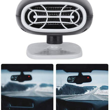 Car Defroster Car Heater Large Vents Non-slip For Home For Office(black)