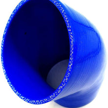 Universal 45 Degree 3.0 inch Silicone Hose Tubro Intake Intercooler Pipe Coupler (76mm 3.0", Black)