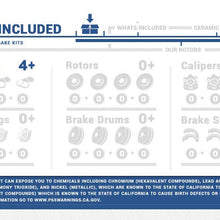 CPK11515 FRONT Performance Grade Quiet Low Dust [4] Ceramic Brake Pads + Dual Layer Rubber Shims + Hardware