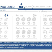 CPK12103 FRONT Performance Grade Quiet Low Dust [4] Ceramic Brake Pads + Dual Layer Rubber Shims + Sensors + Hardware