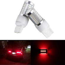 Dantoo 2pcs Extremely Bright T20 Bulb LED 7440 7441 7444 7443 Brake Light Bulbs 33 SMD Brilliant Red Tail Lights Stop Lamp Replacement with Projector Lens