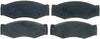 ACDelco 17D265 Professional Organic Front Disc Brake Pad Set
