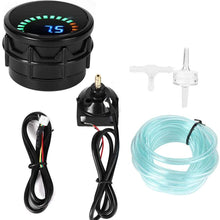 Duokon Auto Car 2in Vacuum Gauge Meter LED Scale + Digital Display 12V Universal