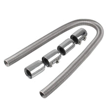 beioust Universal Flexible Upper/Lower Automotive Cooling Water Pipe Engine Cooling Water Pipe Stainless Steel with Chrome Plated Cover-24
