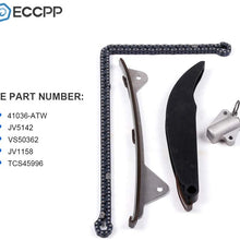 ECCPP 41036-ATW Timing Chain Kit Tensioner Guide Rail fits for 2011-1.8L 2.0L Kia Soul Hyundai Elantra L4 Engine NU
