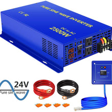 XYZ INVT 2000 Watt Pure Sine Wave Inverter 48V DC to AC 110V 120V, 2000W Power Invert Surge 4000W Power Converter for Car RV Solar System. (2000W 48V 120V)