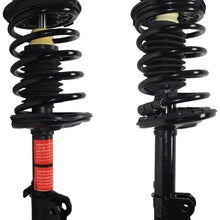 Detroit Axle - Both (2) New Front Driver and Passenger Side Complete Strut & Spring Assembly for 1993-2002 Toyota Corolla & Geo Prizm