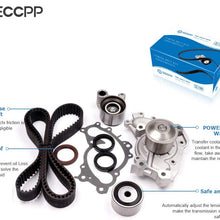 ECCPP Timing Belt Kit Including Timing Belt Water Pump with Gasket tensioner Bearing fits for 94 95 96 97 98 99 00 01 02 Lexus ES300/995 96 97 98 99 00 01 02 03 04 Toyota Avalon