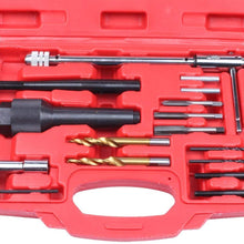 Supercrazy 16pcs Glow Plug Removal Remover Tool Kit 8mm 10mm