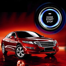 Qii lu 12V Universal Car Alarm System Engine Starter Push Button Vehicles Start/Stop Kit Safe Lock Anti-theft Car Modification Set