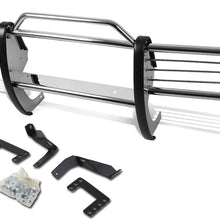 Replacement for Jeep Grand Cherokee ZJ Front Bumper Protector Brush Grille Guard (Chrome) (Chrome)